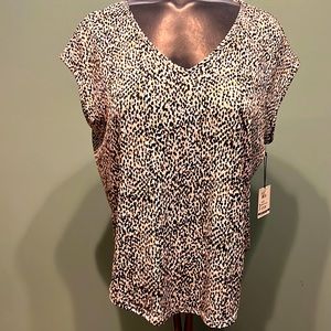 Jules Leopold Top in Animal Print New